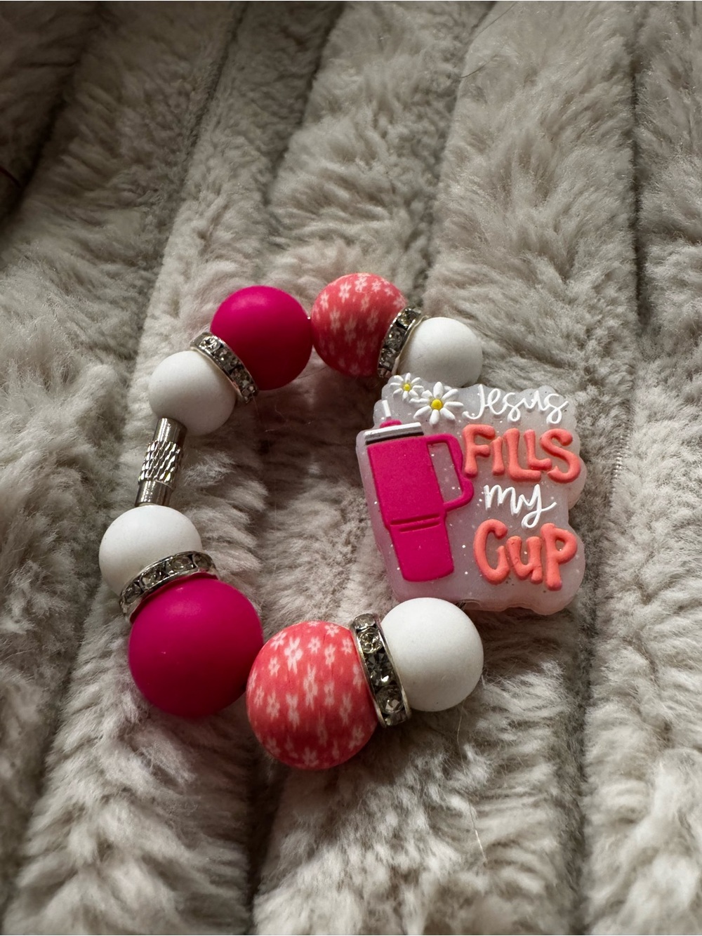 'Jesus Fills My Cup' Cup Charm